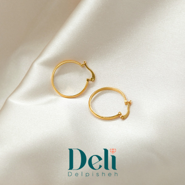  گوشواره حلقه ای ساده کوچک